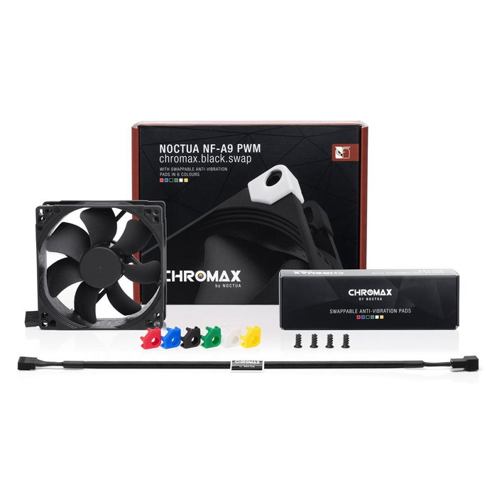 NOCTUA Ventilador 9cm NF-A9 PWM ch.BK.S Chromax Black Swap