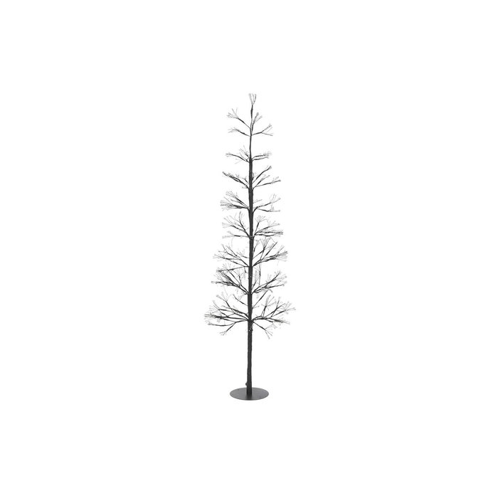DKD Home Decor Árbol de Navidad LED de Metal 40x40x120 con Luz Cálida