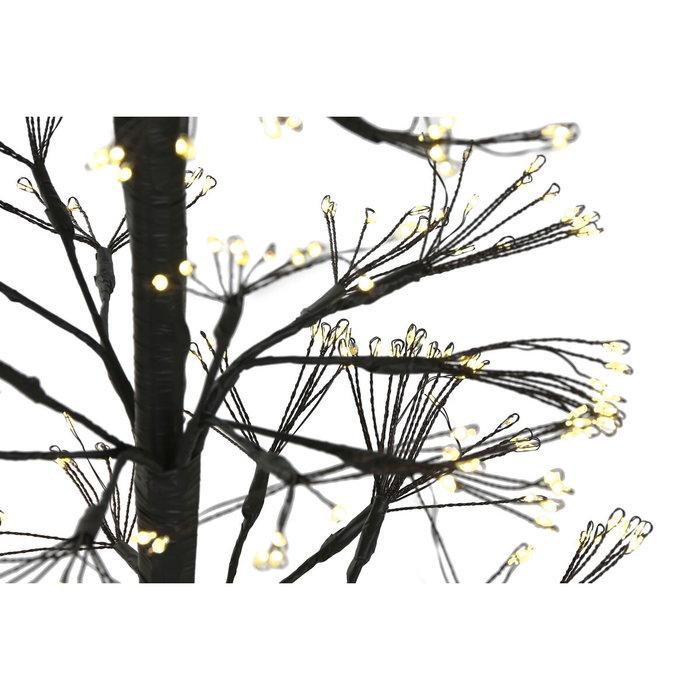 DKD Home Decor Árbol de Navidad LED de Metal 40x40x120 con Luz Cálida