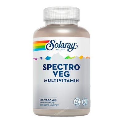 SOLARAY Spectro Multivitamínico y Mineral con Antioxidantes Vegano 180 Cápsulas SOLARAY Spectro Multivitamínico y Mineral con Antioxidantes Vegano 180 Cápsulas