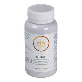 DIRECT NUTRITION K-Tox 60 Cápsulas. Aminoácidos, Cardo Mariano, Vitaminas B6 y C. Soporte Hepático y Antioxidante