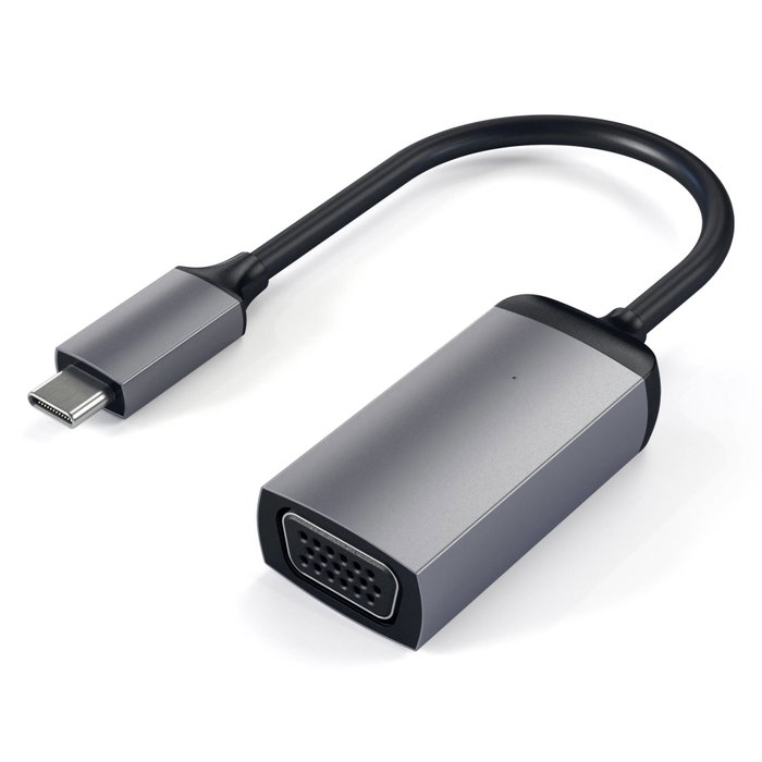 Satechi Adaptador USB-C a VGA Gris Espacial Satechi Adaptador USB-C a VGA Gris Espacial