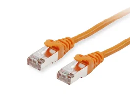 Equip 605571 Cable de Red Ethernet CAT6 S/UTP (STP) Naranja 2m, RJ-45 Macho, Blindado, Plug and Play