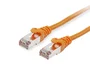Equip 605571 Cable de Red Ethernet CAT6 S/UTP (STP) Naranja 2m, RJ-45 Macho, Blindado, Plug and Play