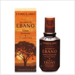 L´Erbolario Accordo Ebano Loción Desodorante 100Ml - Neutraliza Olores y Evita Sudoración Excesiva