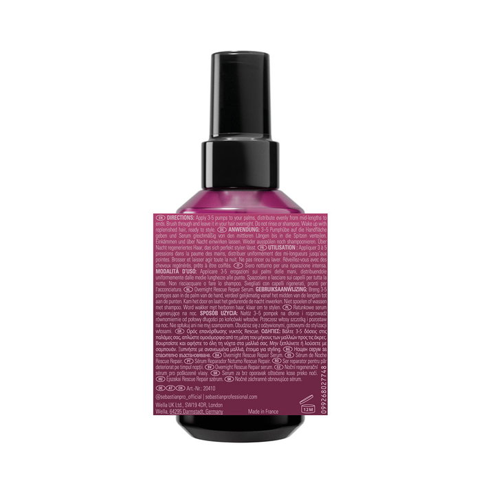 Sebastian Professionals Penetraitt Sérum Reparador y Suavizante para Cabello Dañado - Con Ácido Hialurónico y Niacinamida - 95 ml Sebastian Professionals Penetraitt Sérum Reparador y Suavizante para Cabello Dañado - Con Ácido Hialurónico y Niacinamida - 95 ml