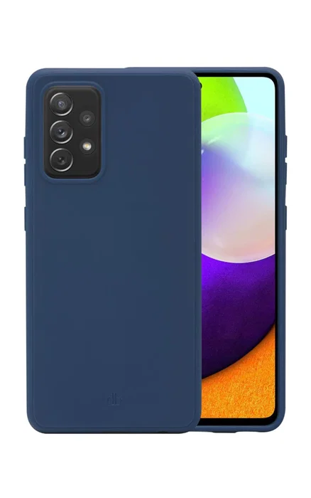 Dbramante1928 Funda para Samsung Galaxy A52 16,5 cm (6.5") Azul - Carcasa con Cargador Inalámbrico, Resistente a Impactos, Hecha de Plástico Reciclado