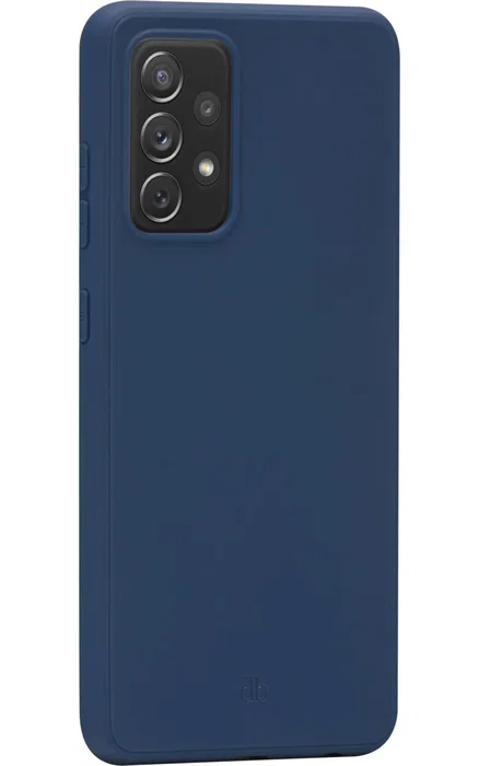Dbramante1928 Funda para Samsung Galaxy A52 16,5 cm (6.5") Azul - Carcasa con Cargador Inalámbrico, Resistente a Impactos, Hecha de Plástico Reciclado