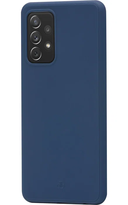 Dbramante1928 Funda para Samsung Galaxy A52 16,5 cm (6.5") Azul - Carcasa con Cargador Inalámbrico, Resistente a Impactos, Hecha de Plástico Reciclado