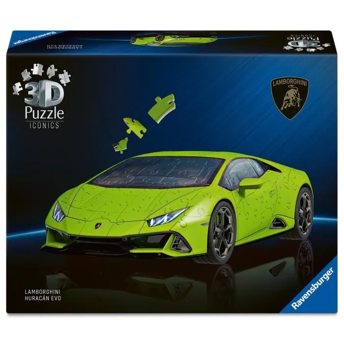 Ravensburger Puzzle 3D Lamborghini Huracán EVO Green 108 Piezas