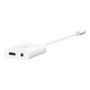 Belkin RockStar Adaptador de Audio 3,5mm y Carga USB-C 60W Blanco NPA004btWH