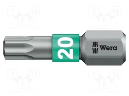 WERA Punta de destornillador Torx® TX20 BiTorsion 1/4 pol 25 mm