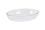 Quttin Pack de 6 Fuentes de Vidrio Ovaladas 1.8L, 26.2x17.8x6.1 cm
