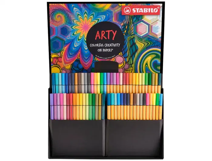 Stabilo Estuche Rotuladores Pen 68/88 Arty Line Hero de 68 unidades surtidas, punta fina 1 mm
