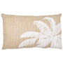 Home Deco Factory Cojín Decorativo Palmera Colección Mirage 30x50 cm Poliéster