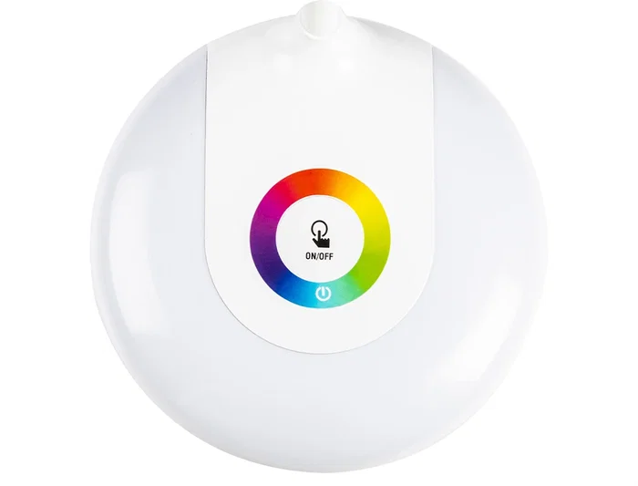 Liderpapel Lámpara Infantil Sobremesa Recargable ABS 16 LED 3.7W Sensor 3 Niveles Color Blanco