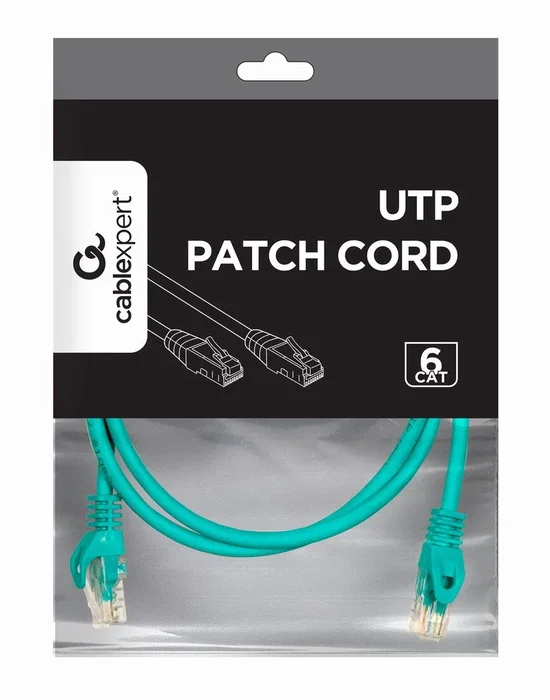 Gembird Cable de red Cat6 U/UTP PP6U-2M Verde, 2m Gembird Cable de red Cat6 U/UTP PP6U-2M Verde, 2m
