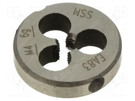 GSR Troquel de roscado métrico M4, paso 0,7 mm