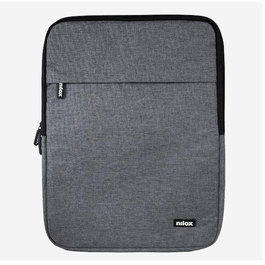 Nilox Funda Maletín Sleeve Acolchada para Portátil/Tablet 13.3" (33.8 cm) Gris, 2 Compartimentos, NXSL13GY