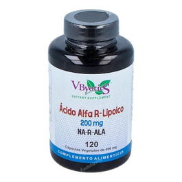 VBYOTICS Ácido Alfa R-Lipoico 120 Cápsulas