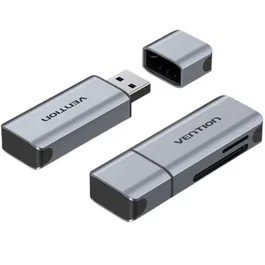 Vention Lector de tarjetas externo CLIH0 USB 3.0 (SD/TF)