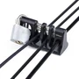 StarTech.com CABLE-ORGANIZER-LOCK Candado Anclaje de Cable Antirrobo para Escritorio - Organizador y Soporte Seguro para Cable de Teclado, Ratón y Periféricos - Negro