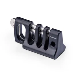 StarTech.com CABLE-ORGANIZER-LOCK Candado Anclaje de Cable Antirrobo para Escritorio - Organizador y Soporte Seguro para Cable de Teclado, Ratón y Periféricos - Negro