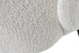 DKD Home Decor Silla Teddy Blanco