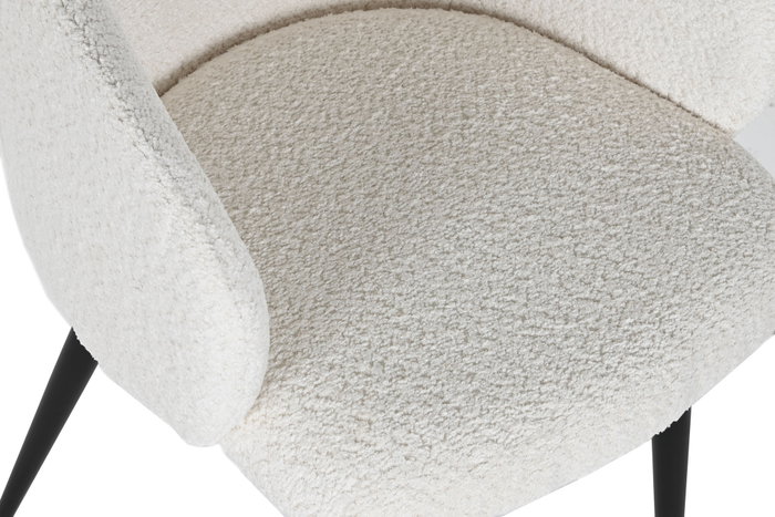 DKD Home Decor Silla Teddy Blanco DKD Home Decor Silla Teddy Blanco