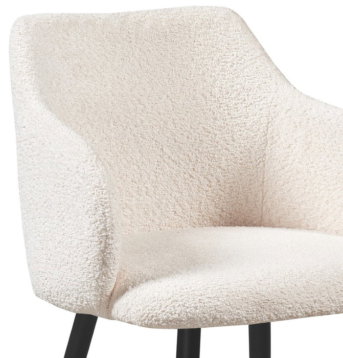 DKD Home Decor Silla Teddy Blanco DKD Home Decor Silla Teddy Blanco
