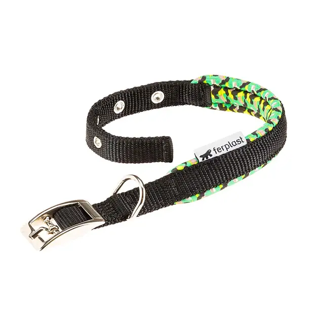 Ferplast Collar Daytona Fantasy C15/35 Negro: Ajuste 27-35 cm, Ancho 15 mm Ferplast Collar Daytona Fantasy C15/35 Negro: Ajuste 27-35 cm, Ancho 15 mm
