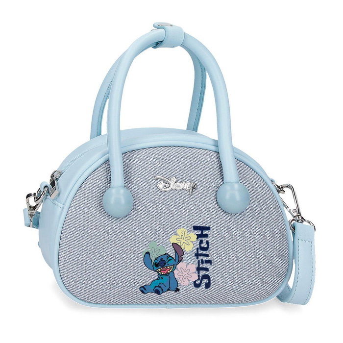 DISNEY Bolso Tiki Stitch Denim Bolso de Mano PU 19x13x8 cm DISNEY Bolso Tiki Stitch Denim Bolso de Mano PU 19x13x8 cm