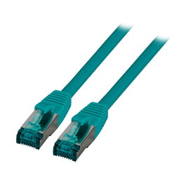 EFB Elektronik Patchkabel RJ45 Cat.6A S/FTP 15m Verde