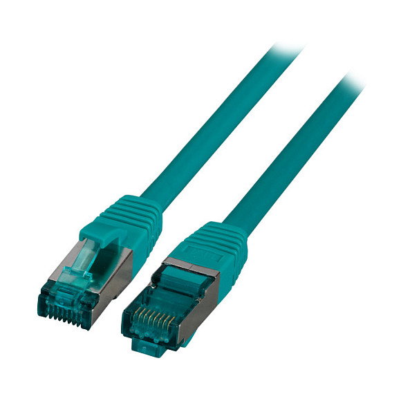 EFB Elektronik Patchkabel RJ45 Cat.6A S/FTP 15m Verde