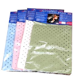 Alfombra de baño grande 97x36 blanca