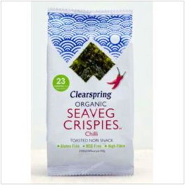 Clearspring Alga Nori Tostada Con Chili Snack 4Gr