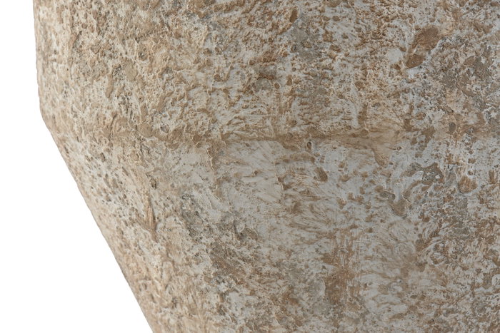 DKD Home Decor Jarrón de Metal Blanco 31,5x31,5x38,5 cm DKD Home Decor Jarrón de Metal Blanco 31,5x31,5x38,5 cm