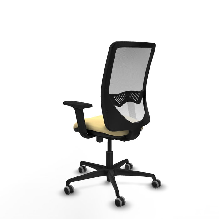 PIQUERAS Y CRESPO Silla de oficina Zulema con mecanismo Sincro/Traslack, Crema y Blanco PIQUERAS Y CRESPO Silla de oficina Zulema con mecanismo Sincro/Traslack, Crema y Blanco