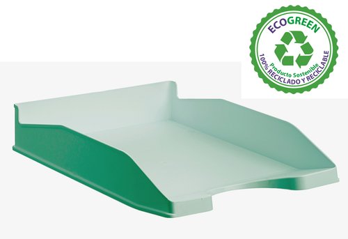 Archivo 2000 Bandeja Ecogreen Apilable 3 Posiciones Verde Pastel