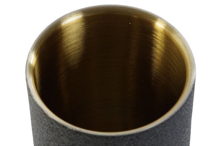 Enfriador Loft DKD Home Decor Negro Dorado 12 x 18 x 12 cm Enfriador Loft DKD Home Decor Negro Dorado 12 x 18 x 12 cm