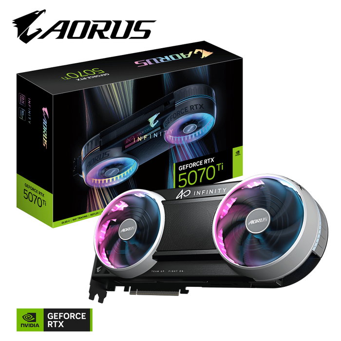 Gigabyte RTX 5070 Ti 16GB Gigabyte Infinity GDDR7 Gigabyte RTX 5070 Ti 16GB Gigabyte Infinity GDDR7