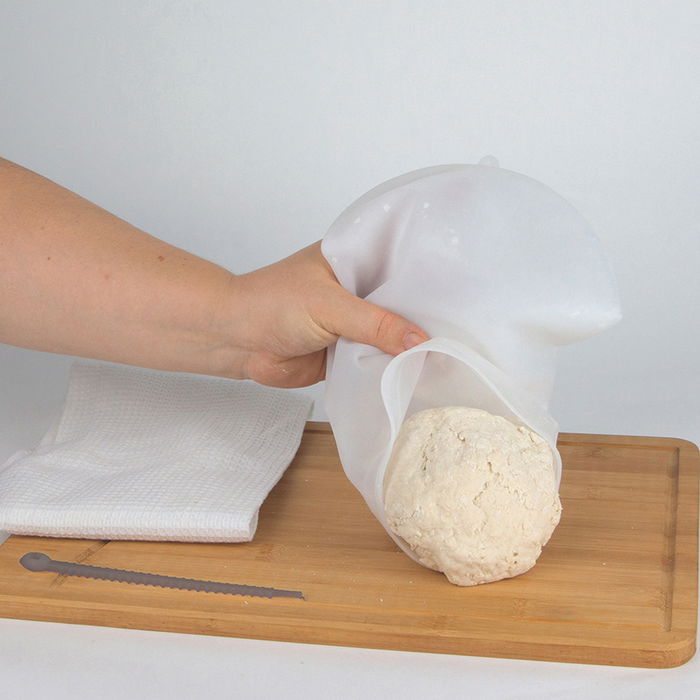 Lily Cook Bolsa para Amasar de Silicona para Cocina Manos Limpias
