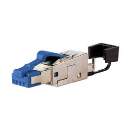 METZ CONNECT 40G RJ45 field plug pro Cat. 8.1 Azul