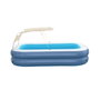 Bestway Piscina Hinchable 2 Cámaras Rectangular con Toldo 254x178x140 cm