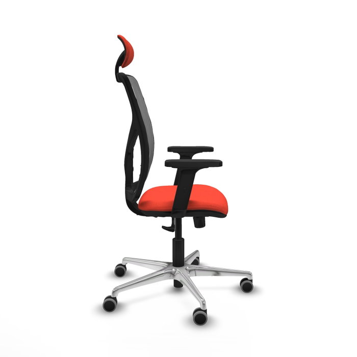 PIQUERAS Y CRESPO Silla de oficina Motilla con mecanismo Sincro, Naranja oscuro y Gris PIQUERAS Y CRESPO Silla de oficina Motilla con mecanismo Sincro, Naranja oscuro y Gris