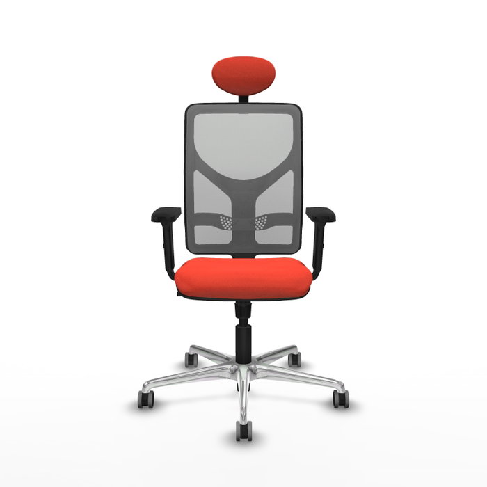 PIQUERAS Y CRESPO Silla de oficina Motilla con mecanismo Sincro, Naranja oscuro y Gris PIQUERAS Y CRESPO Silla de oficina Motilla con mecanismo Sincro, Naranja oscuro y Gris