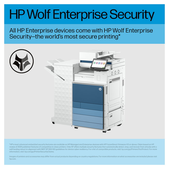 HP LaserJet Enterprise Flow MFP 8801z+ Impresora Multifunción a Color