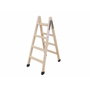 Plabell Escalera de Madera 6 Peldaños 164cm BLD-6