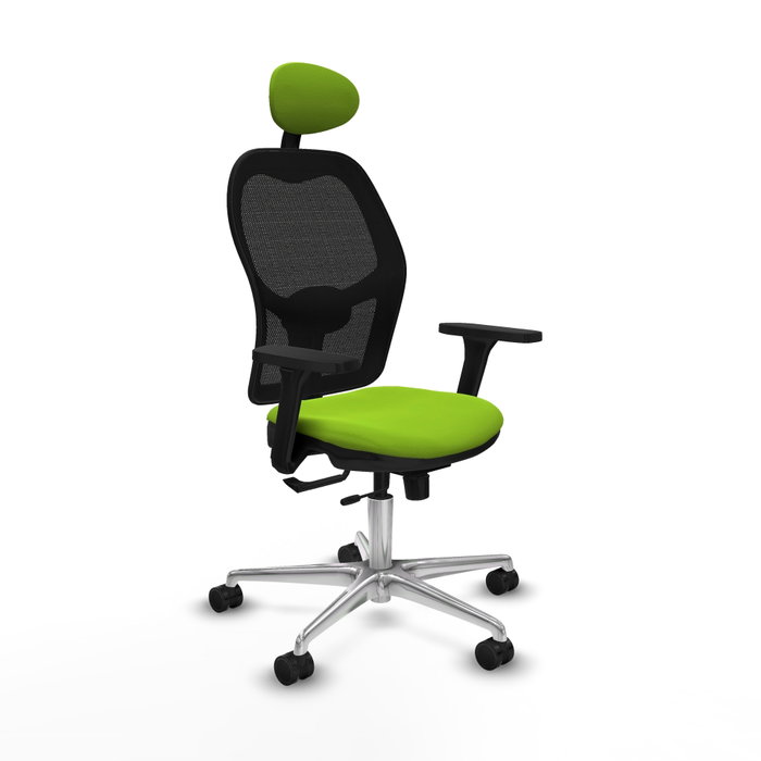 PIQUERAS Y CRESPO Silla de oficina Jorquera con mecanismo Sincro/Traslack Pistacho y Negro PIQUERAS Y CRESPO Silla de oficina Jorquera con mecanismo Sincro/Traslack Pistacho y Negro
