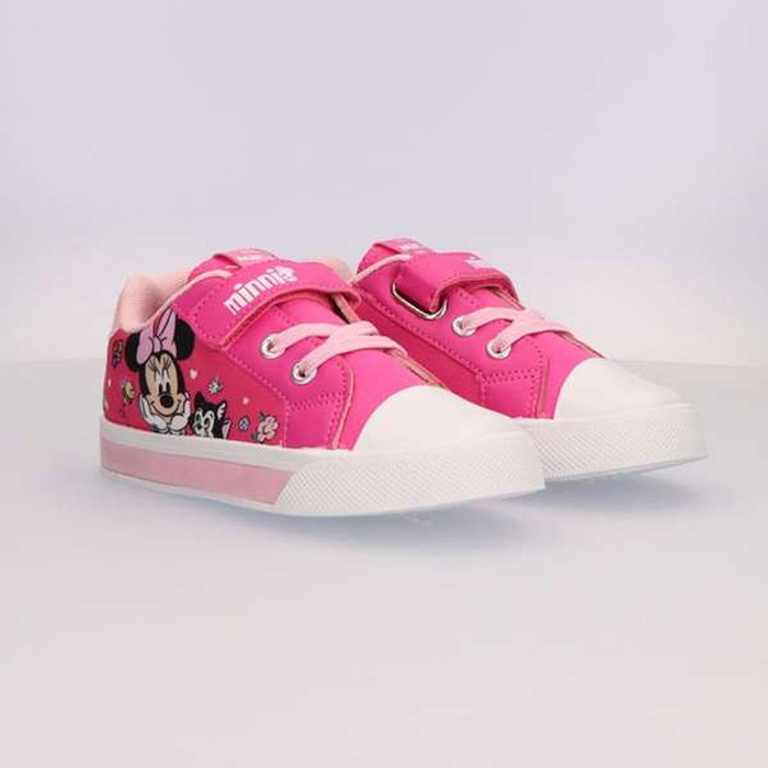 Cerdá Zapatilla Loneta Suela Pvc Con Luces Minnie T028 Fuchsia Talla 28
